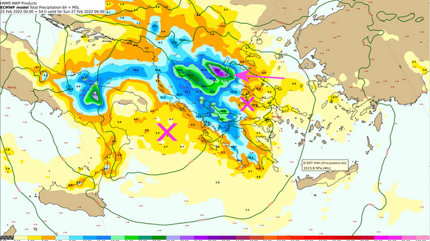Κακοκαιρία Bianca: Ποιες περιοχές θα «χτυπήσει» με βροχές, καταιγίδες και χιόνια – Η ανάλυση σε χάρτες