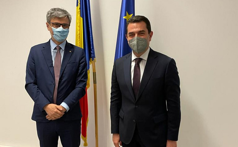 Συνάντηση Σκρέκα με τον Ρουμάνο υπουργό Ενέργειας: Συζήτησαν για την ενίσχυση της περιφερειακής ενεργειακής ασφάλειας