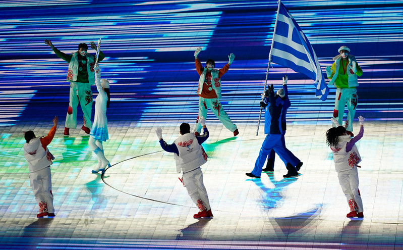 Χειμερινοί Ολυμπιακοί Αγώνες: Η στιγμή που η ελληνική αποστολή μπαίνει στο στάδιο