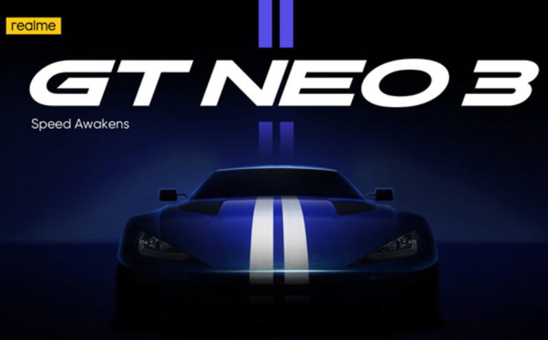 Το realme GT NEO 3 θα κυκλοφορήσει στην Κίνα στις 22 Μαρτίου με racing stripe design