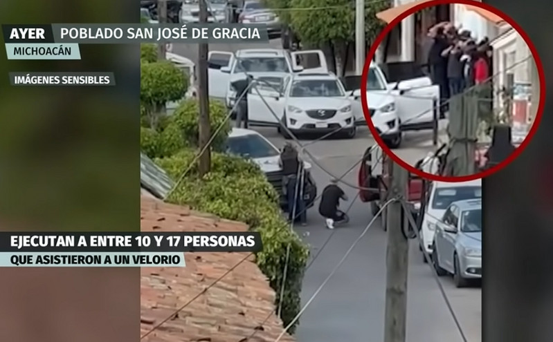 Το βίντεο της φρίκης με τη σφαγή ανθρώπων στο Μεξικό &#8211; Στήθηκαν στον τοίχο με τα χέρια στα κεφάλια