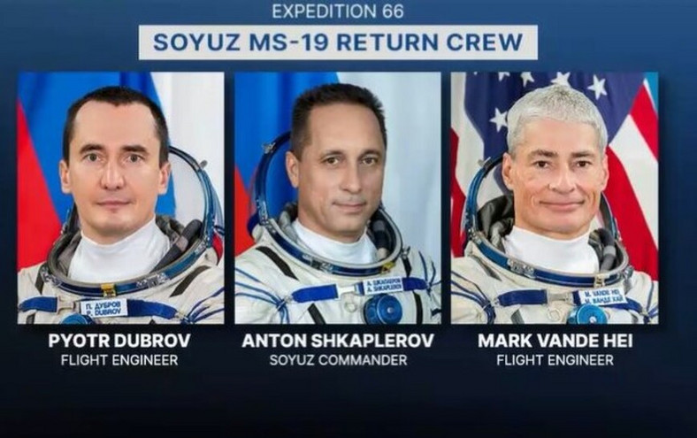 Αμερικανός αστροναύτης και δύο Ρώσοι κοσμοναύτες επέστρεψαν από τον Διεθνή Διαστημικό Σταθμό στη Γη