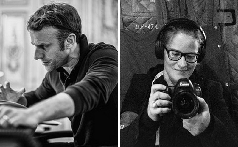 Σοαζί Ντε Λα Μουοσονιέρ: Η φωτογράφος που χτίζει το προφίλ του Μακρόν &#8211; Το αξύριστο λουκ και η σκληρή καθημερινότητα