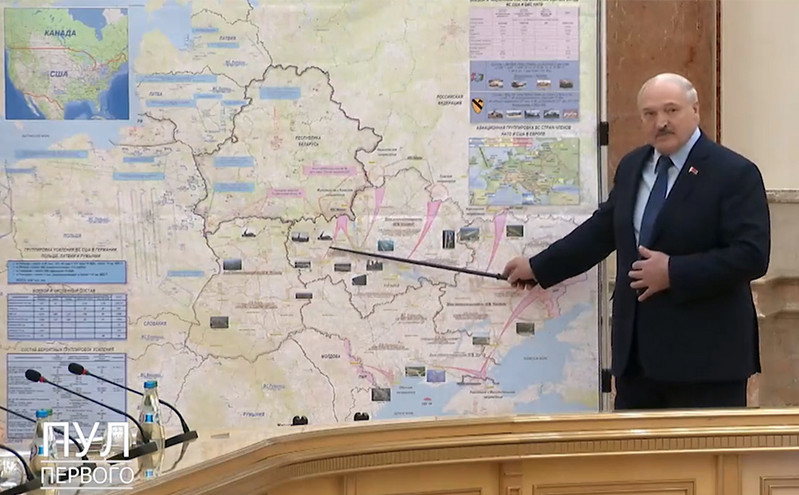 Πόλεμος στην Ουκρανία &#8211; Λουκασένκο: Ο χάρτης της ρωσικής εισβολής &#8211; Στο «μάτι» και η Μολδαβία;