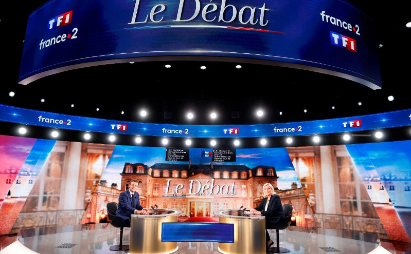 Γαλλικές εκλογές: Μακρόν – Λεπέν διασταύρωσαν τα ξίφη τους στο debate για τα οικονομικά ζητήματα