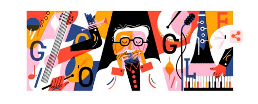 Τουτς Τίλεμανς: Ο ξεχωριστός μουσικός της τζαζ πρωταγωνιστεί στο Doodle της Google