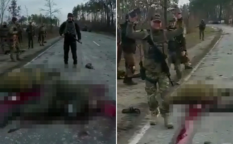 Πόλεμος στην Ουκρανία: Σοκαριστικές εικόνες με Ουκρανούς να εκτελούν τραυματισμένους Ρώσους στρατιώτες