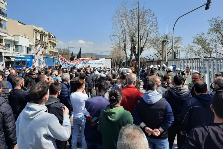 Θεσσαλονίκη: Σε τακτική δικάσιμο οι οκτώ συλληφθέντες για την ένταση σε διαδήλωση του ΠΑΜΕ