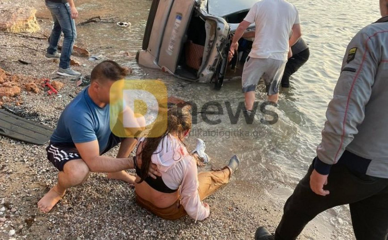 Σαλαμίνα: Αυτοκίνητο έπεσε στη θάλασσα &#8211; Επέβαιναν και παιδιά