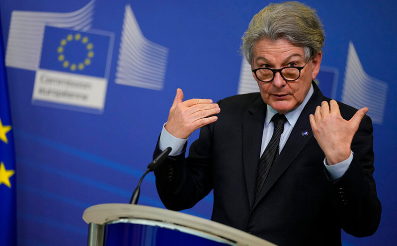 Γαλλία: Υπέρ των «κοινών προμηθειών» σε σχέση με τον ενεργειακό τομέα στην ΕΕ ο Επίτροπος Μπρετόν