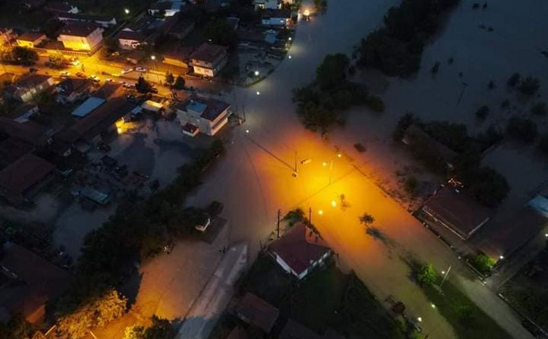 Κακοκαιρία Genesis: Πλημμύρισαν σπίτια και κόπηκαν δρόμοι στην Ορεστιάδα