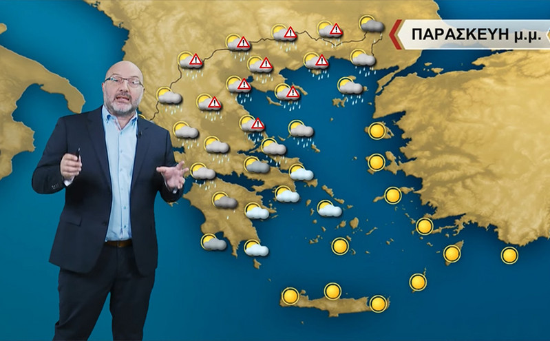 Σάκης Αρναούτογλου: Με μπόρες και καταιγίδες και η Παρασκευή &#8211; Συνεχίζεται η αστάθεια και τις επόμενες ημέρες