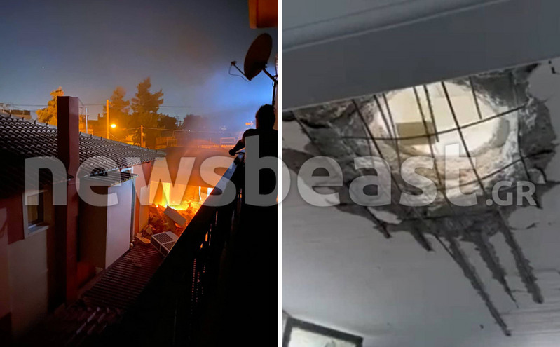 Απίστευτες εικόνες από την έκρηξη στο Μενίδι &#8211; Κάμερα ασφαλείας κατέγραψε τους πιθανούς βομβιστές