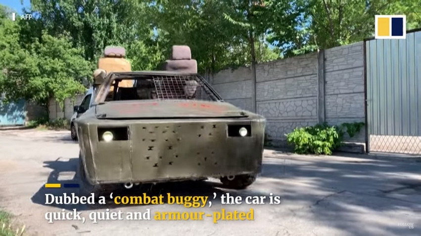 Πόλεμος στην Ουκρανία: Ουκρανοί μηχανικοί μετατρέπουν αγωνιστικά αυτοκίνητα σε οχήματα μάχης