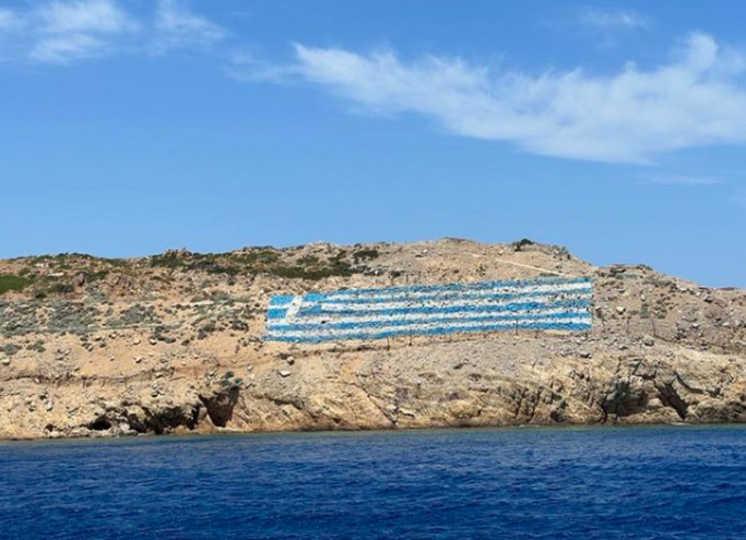 Κυριάκος Μητσοτάκης: Η εικόνα με την ελληνική σημαία που τον εντυπωσίασε στην Ψέριμο