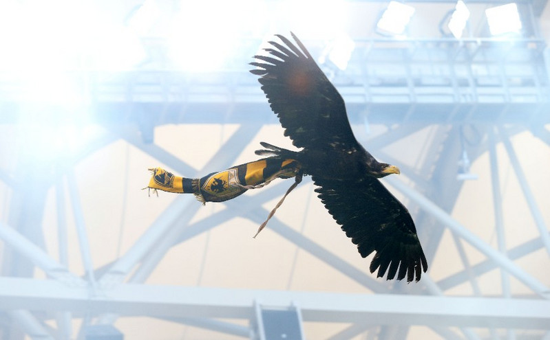 ΑΕΚ: Δοκιμαστική πτήση του αετού στην ΟΠΑΠ Arena με εντυπωσιακή ατμόσφαιρα από τους οπαδούς &#8211; Δείτε βίντεο