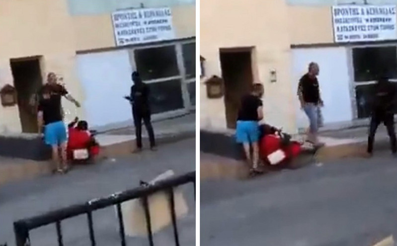 Εξοργιστικό βίντεο από την Κύπρο: Άντρας κλωτσάει γυναίκα με μωρό στην αγκαλιά της &#8211; Ήταν πεσμένη στο έδαφος