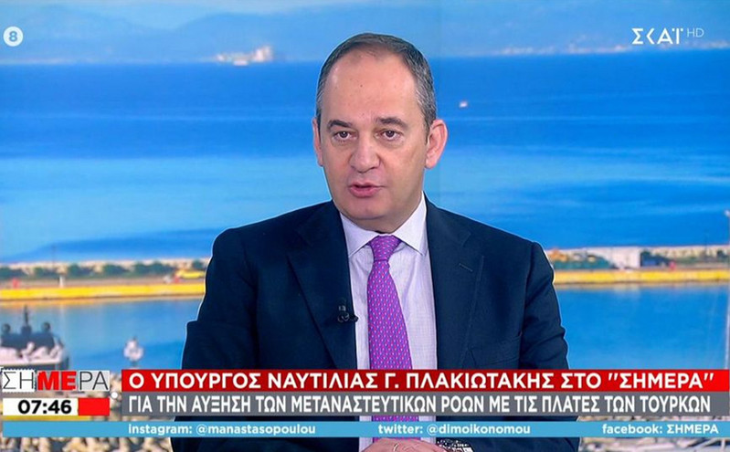 Μεταναστευτικό &#8211; Πλακιωτάκης: Είμαστε 50% πάνω σε ροές από το καλοκαίρι του 2020