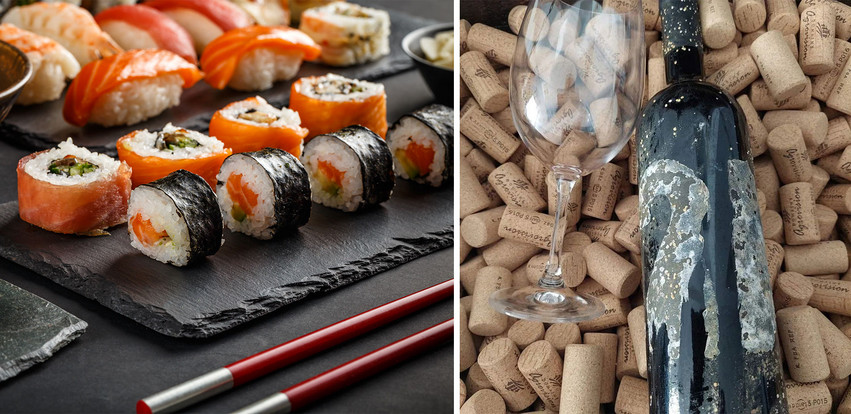 Υποβρύχια παλαίωση κρασιού: Οι Ιάπωνες συνδυάζουν σούσι με φιάλες από το βυθό της Χαλκιδικής