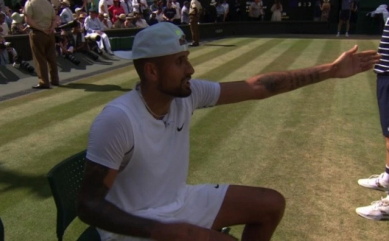 Τελικός Wimbledon: Αποβολή θεατή ζήτησε ο Κύργιος &#8211; «Σαν να έχει πιει 700 ποτά»