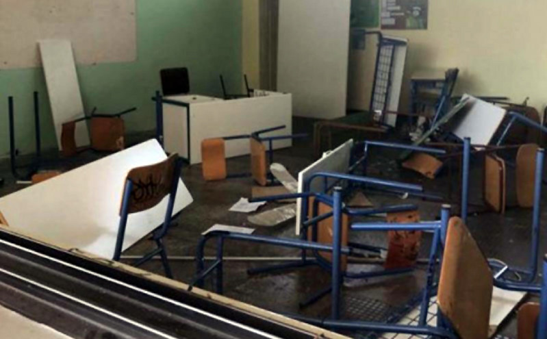 Πύργος: Βανδαλισμοί σε σχολείο πριν το πρώτο κουδούνι &#8211; Συνθήματα, αποτσίγαρα και κουτιά μπίρας