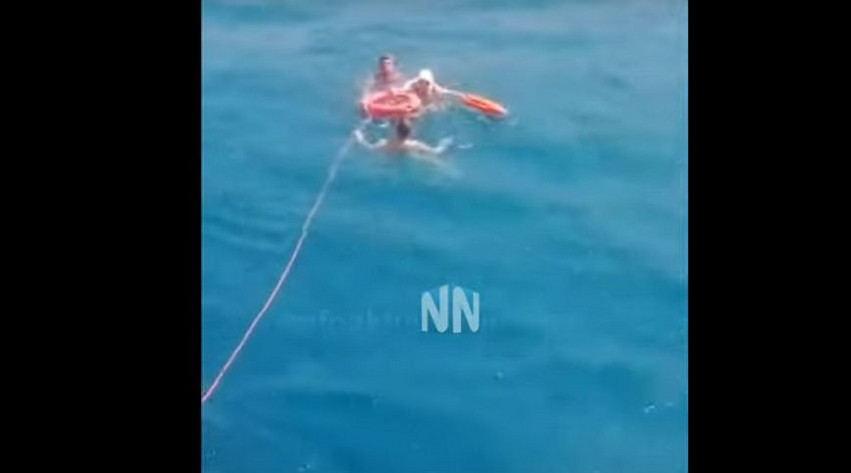 Ρίο – Αντίρριο: Δύο γυναίκες παρασύρθηκαν από θαλάσσια ρεύματα &#8211; Δείτε σε βίντεο τη διάσωσή τους