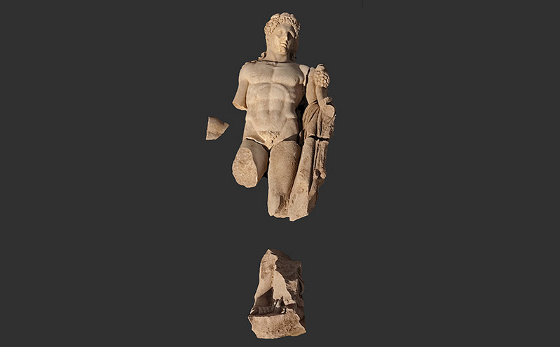 Άγαλμα υπερφυσικού μεγέθους του Ηρακλή έφερε στο «φως» ανασκαφή στους Φιλίππους