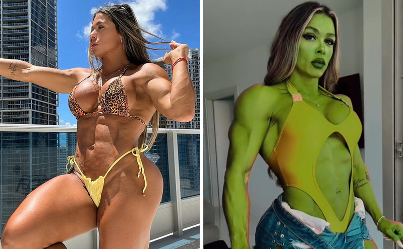 H 37χρονη… Hulk με το ασύλληπτο σώμα: Γυμνάζεται τρεις ώρες την ημέρα, τρώει 7 γεύματα