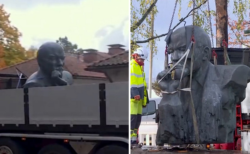 Η Φινλανδία λέει «good bye, Lenin»: Απομάκρυνε και το τελευταίο άγαλμά του από τη χώρα
