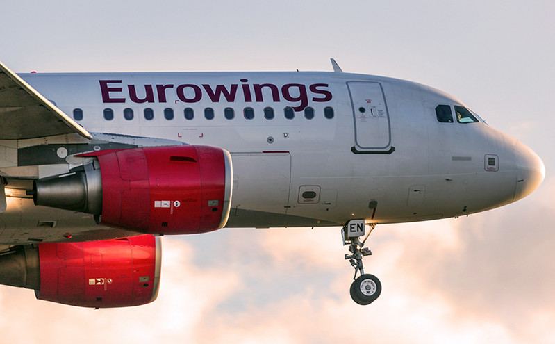 Γερμανία: Καθηλωμένα στο έδαφος τα αεροπλάνα της Eurowings &#8211; Ακυρώθηκαν οι μισές πτήσεις