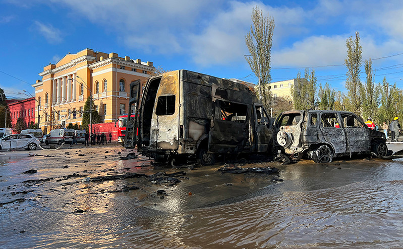 Σφυροκοπάει το Κίεβο η Ρωσία &#8211; Δεκάδες πυραυλικές επιθέσεις στην ουκρανική πρωτεύουσα