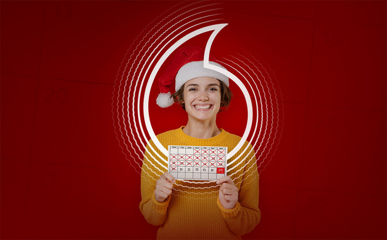 Τα Χριστούγεννα έρχονται με απεριόριστα data με μόλις 2.90€ από τη Vodafone
