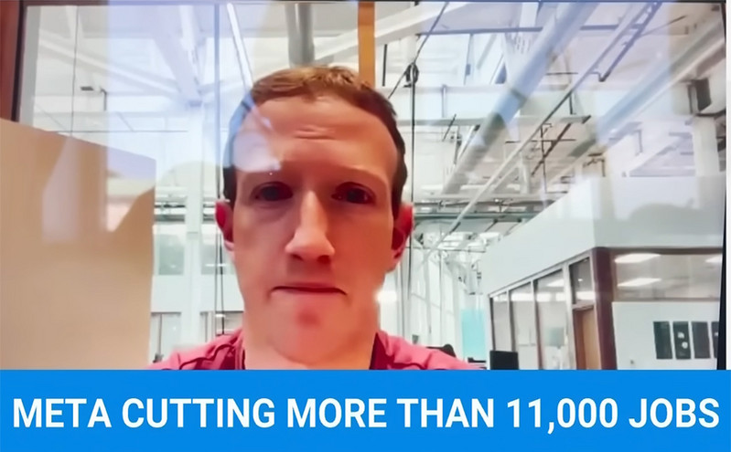Μαρκ Ζούκερμπεργκ: Βίντεο με τη στιγμή που απολύει 11.000 εργαζομένους στη Meta