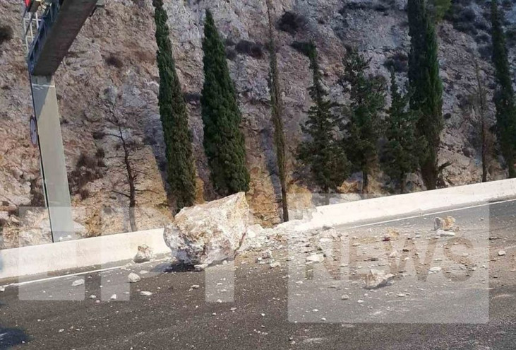 Πτώση βράχων στην Αθηνών – Κορίνθου: Άγνωστο πότε θα αποκατασταθεί η κυκλοφορία &#8211; Αγώνας δρόμου για να ανοίξει