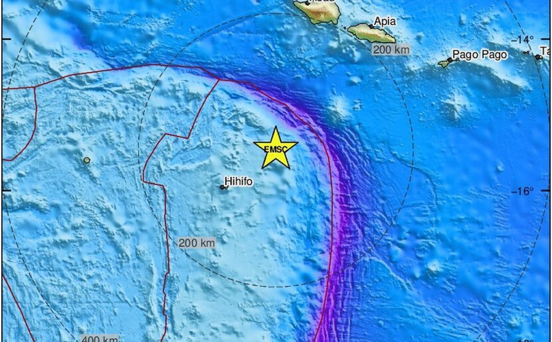 Σαμόα: Σεισμός 6,9 βαθμών βορειοανατολικά της πρωτεύουσας Απία &#8211; Προειδοποίηση για τσουνάμι