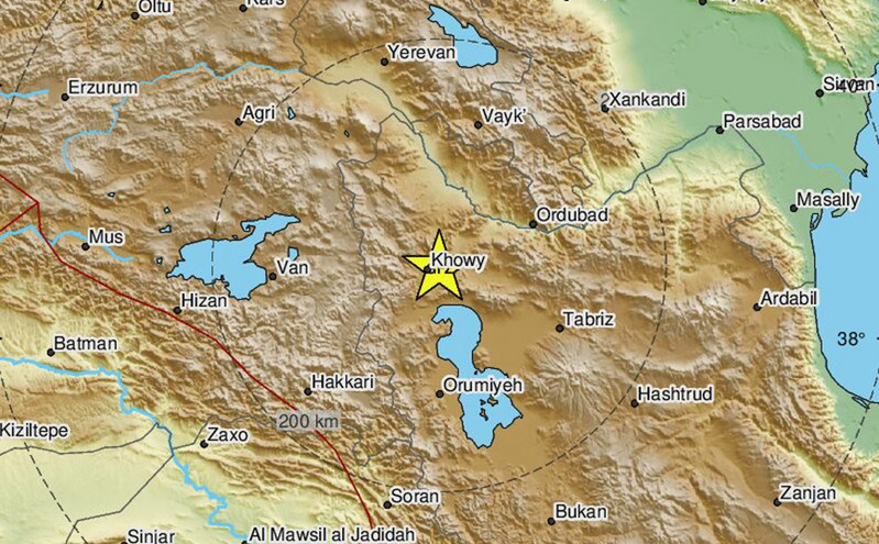 Σεισμός 5,9 Ρίχτερ στα σύνορα Τουρκίας-Ιράν