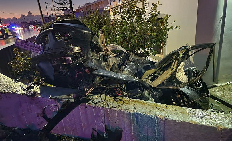 Σοκαριστικό τροχαίο στην Κω με δύο νεκρούς &#8211; Αυτοκίνητο εξετράπη της πορείας του και χτύπησε σε τοίχο