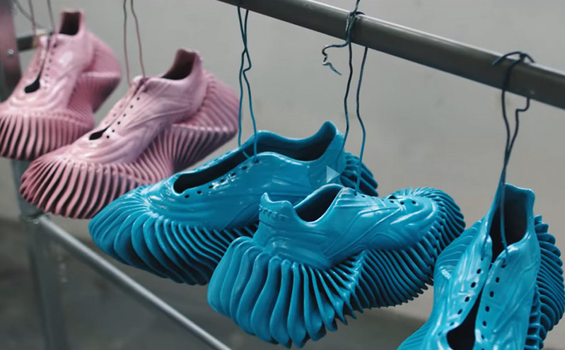 Αθλητικά παπούτσια από τρισδιάστατο εκτυπωτή εμπνευσμένα από ένα κοχύλι