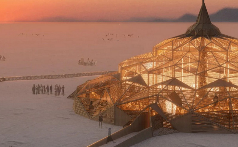 Burning Man 2023: Εντυπωσιάζει ο ναός στο φετινό φεστιβάλ – Δείτε φωτογραφίες