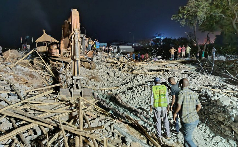 Τρεις νεκροί από την κατάρρευση κτιρίου στην πρωτεύουσα της Νιγηρίας