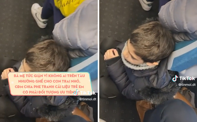 Οι επιβάτες στο τρένο δεν σηκώθηκαν για να καθίσει ο μικρός γιος της και εξαγριώθηκε – Η ιστορία της δίχασε