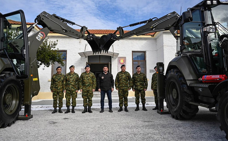 Σε μονάδες του Στρατού Ξηράς στην Ξάνθη βρέθηκε ο υφυπουργός Εθνικής Άμυνας Νίκος Χαρδαλιάς