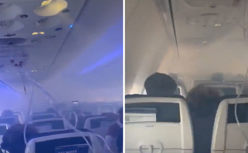 Πανικός σε αεροπλάνο: Γέμισε καπνό η καμπίνα των επιβατών, έκανε κατεπείγουσα προσγείωση
