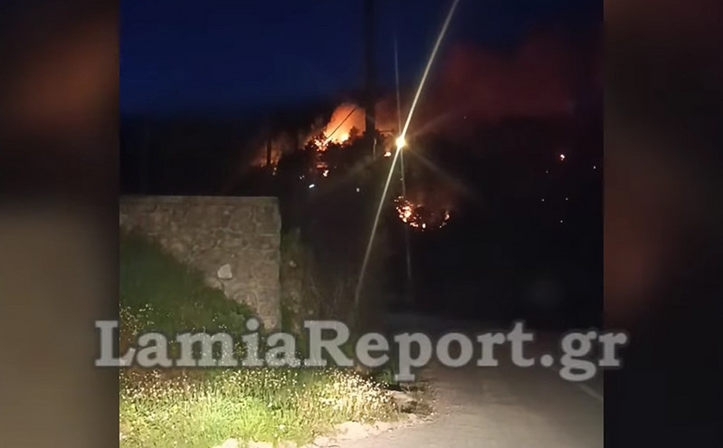 Σε ύφεση η φωτιά στη Μενδενίτσα &#8211; Ολονύχτια η μάχη με τις φλόγες