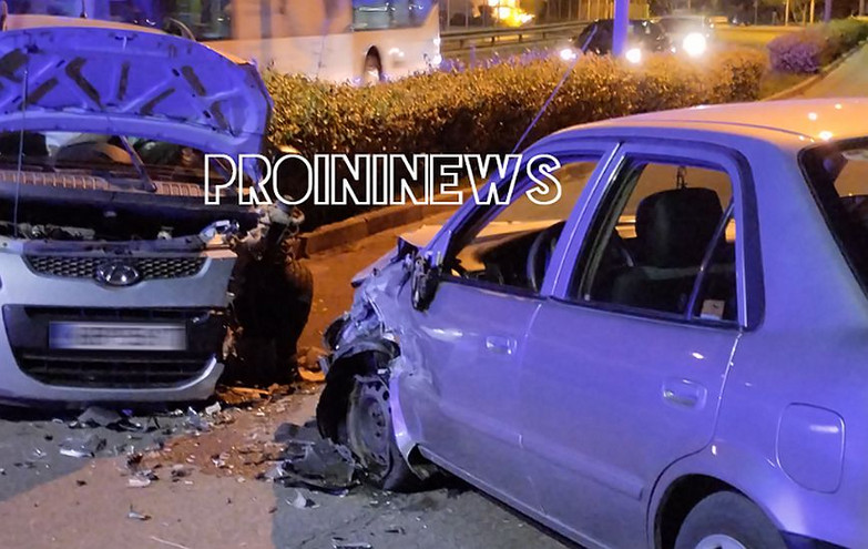 Τρείς τραυματίες από μετωπική σύγκρουση αυτοκινήτων στην Καβάλα
