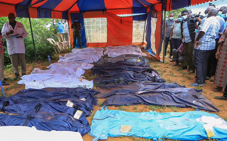 Τους 89 έφτασαν οι νεκροί των οπαδών της αίρεσης στην Κένυα &#8211; Οι αρχές έχουν πραγματοποιήσει εκταφές μαζικών τάφων