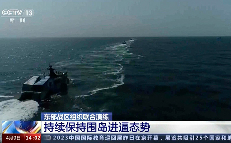 Συναγερμός στην Ταϊβάν: Εντόπισε 11 πολεμικά πλοία και 59 στρατιωτικά αεροσκάφη της Κίνας γύρω από τη νήσο