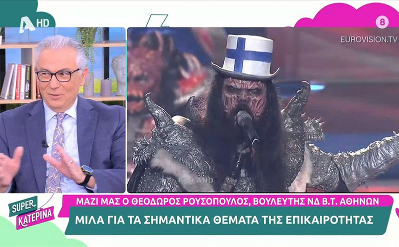 Ο Θοδωρής Ρουσόπουλος ζήτησε να μπει στο πλατό με&#8230; Lordi &#8211; Η άγνωστη ιστορία από τη Eurovision της Αθήνας