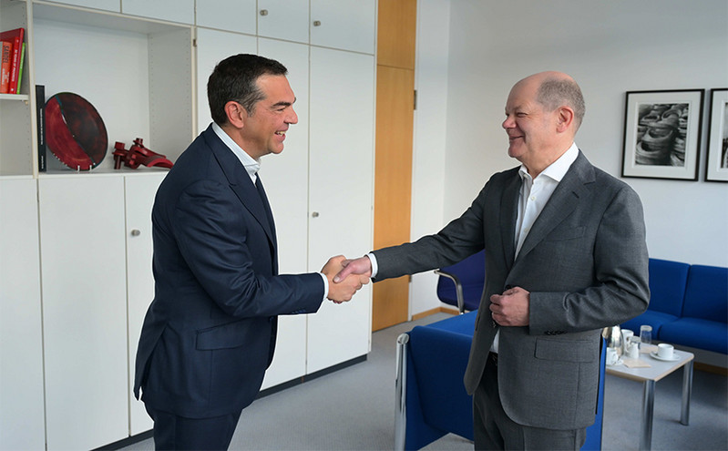 Τσίπρας μετά τη συνάντηση με τον Όλαφ Σολτς: Η αλλαγή που θα έρθει στην Ελλάδα θα είναι μια σημαντική εξέλιξη για την Ευρώπη