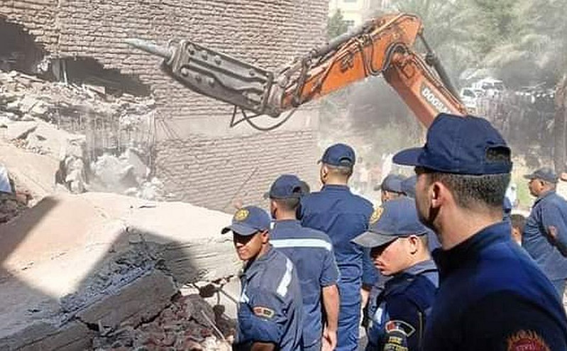 Τέσσερις νεκροί και 11 τραυματίες έπειτα από κατάρρευση κτιρίου στην Αίγυπτο